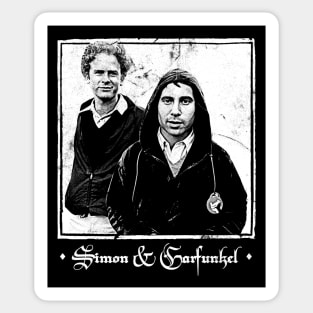 † Simon & Garfunkel --- Vintage Faded-Style Aesthetic † Sticker